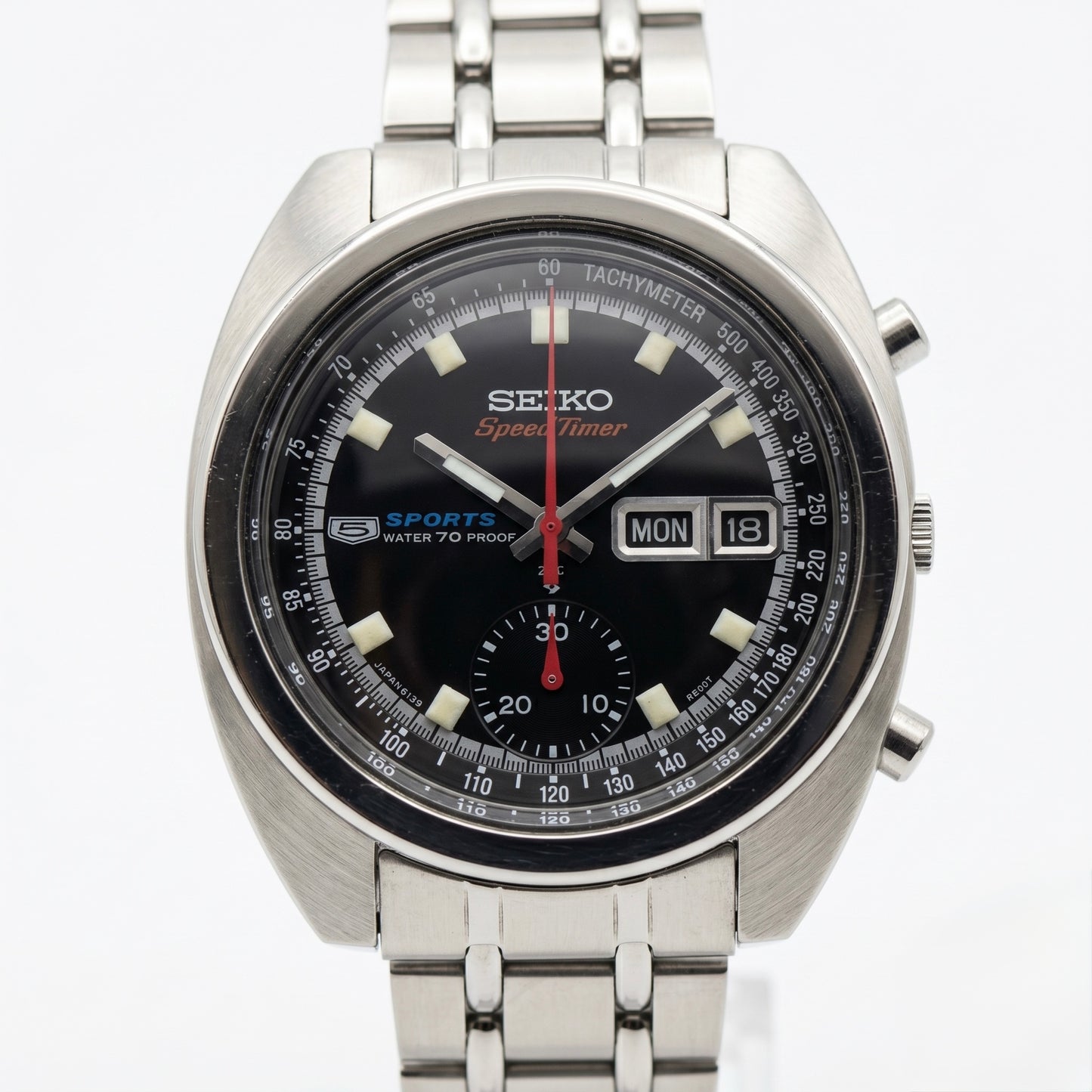 Seiko Bruce Lee 6139 Solid Steel Bracelet