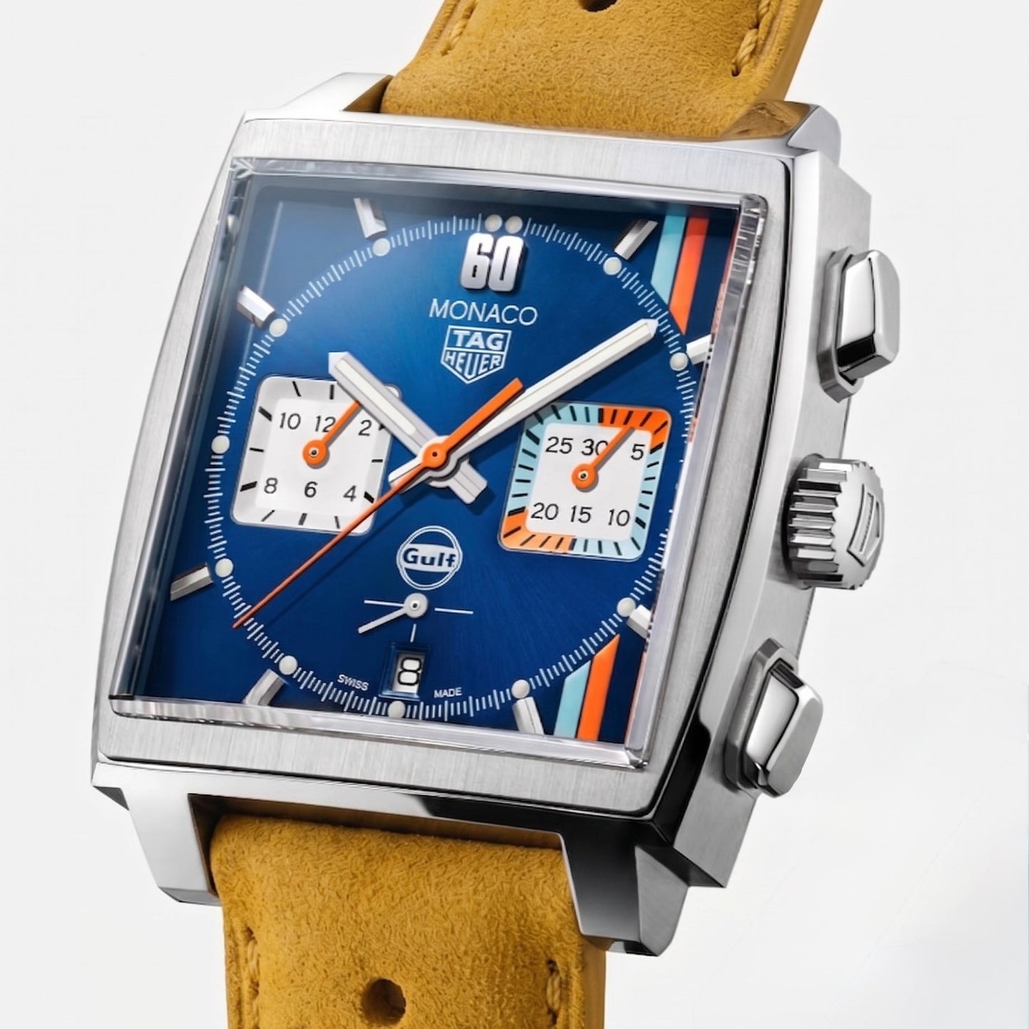 TAG Heuer Carrera and Monaco Rally Leather Strap 22mm