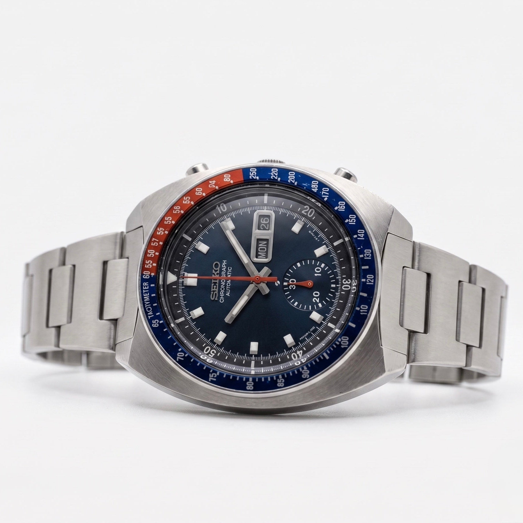 Bracciale in acciaio massiccio Seiko Pogue 6139