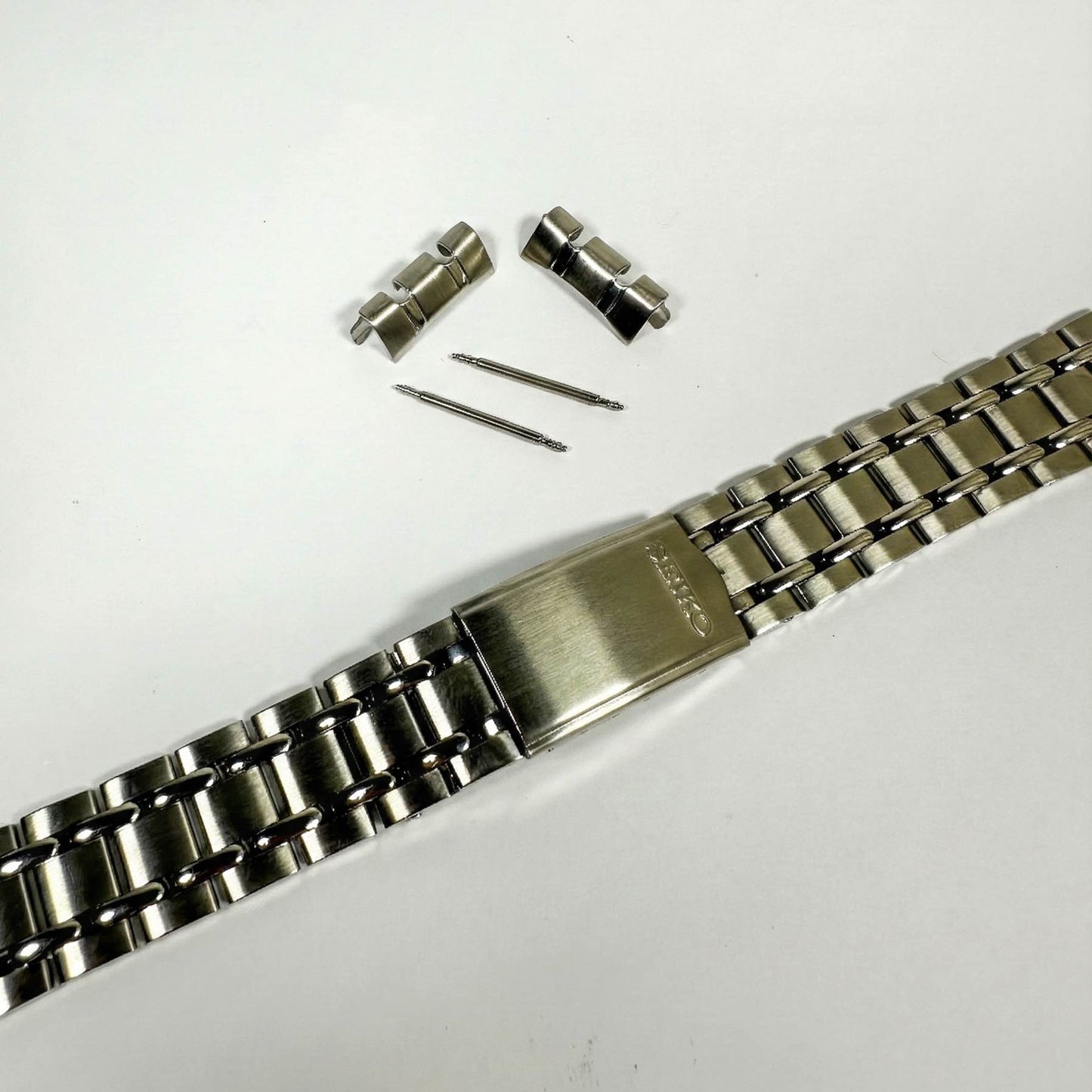 19mm Steel Bracelet for Seiko Bruce Lee 6139-6010 6012 | Vintage Curved End