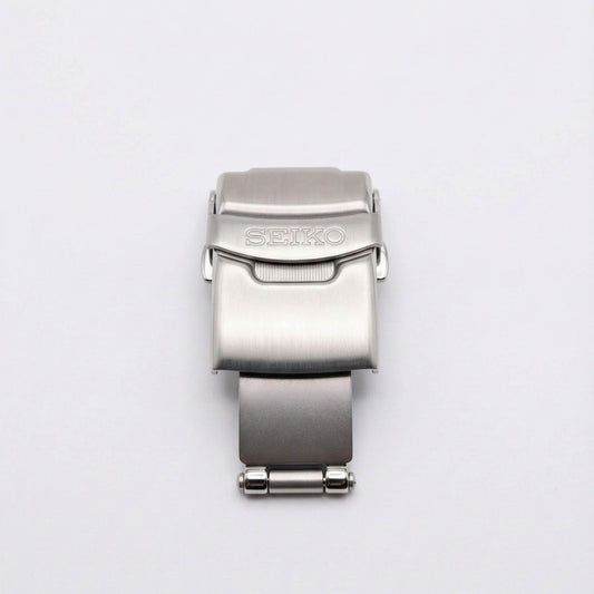 20mm Stainless Steel Watch Clasp for Seiko | Deployment Buckle, Push Button