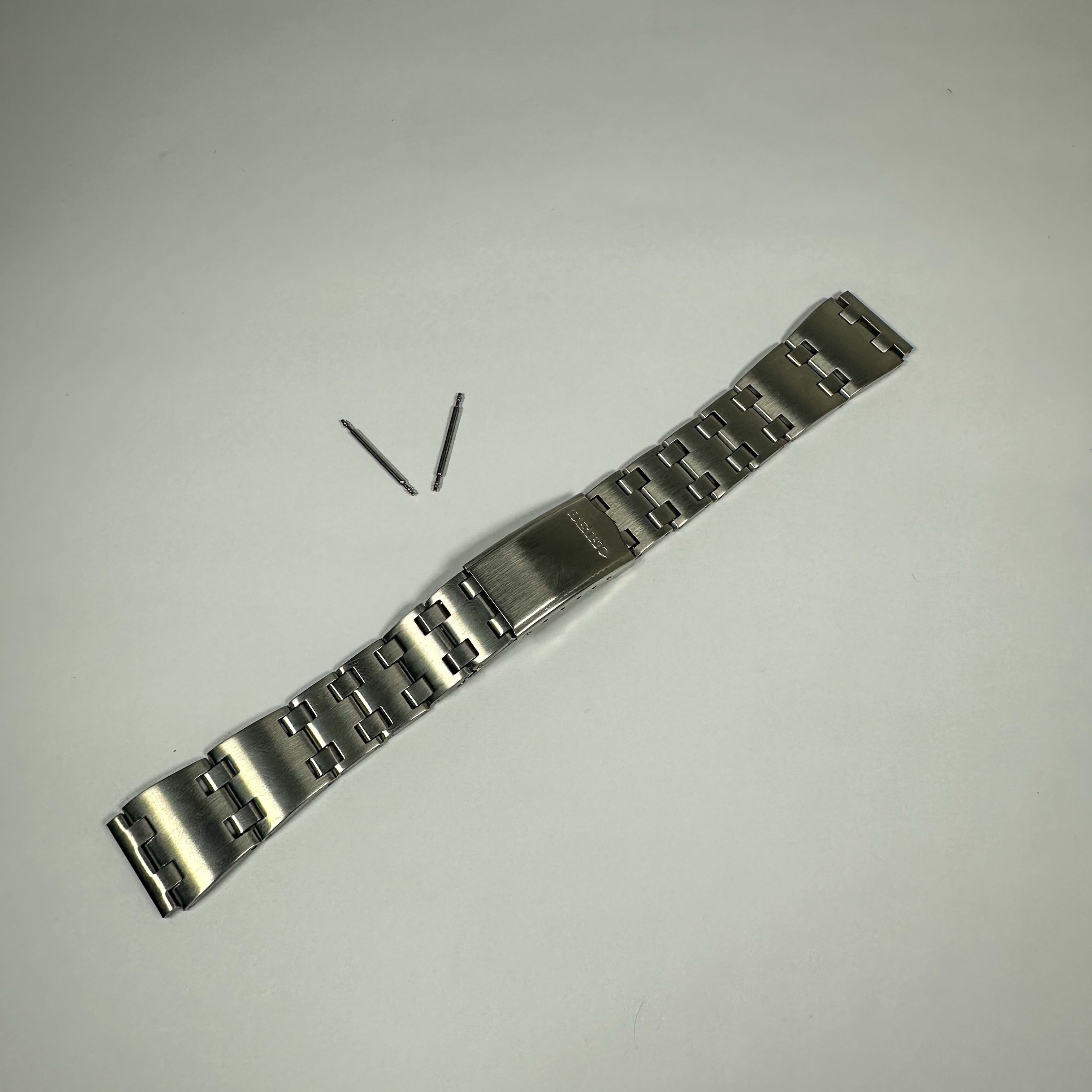 19mm Steel Watchband Bracelet for Seiko UFO Rally 6119-6400 | Solid Links