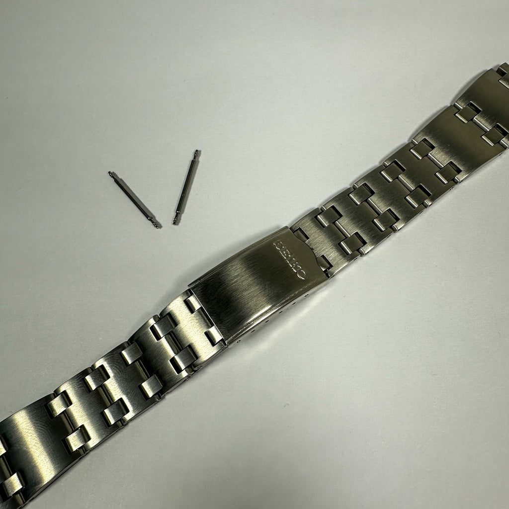 19mm Steel Watchband Bracelet for Seiko UFO Rally 6119-6400 | Solid Links