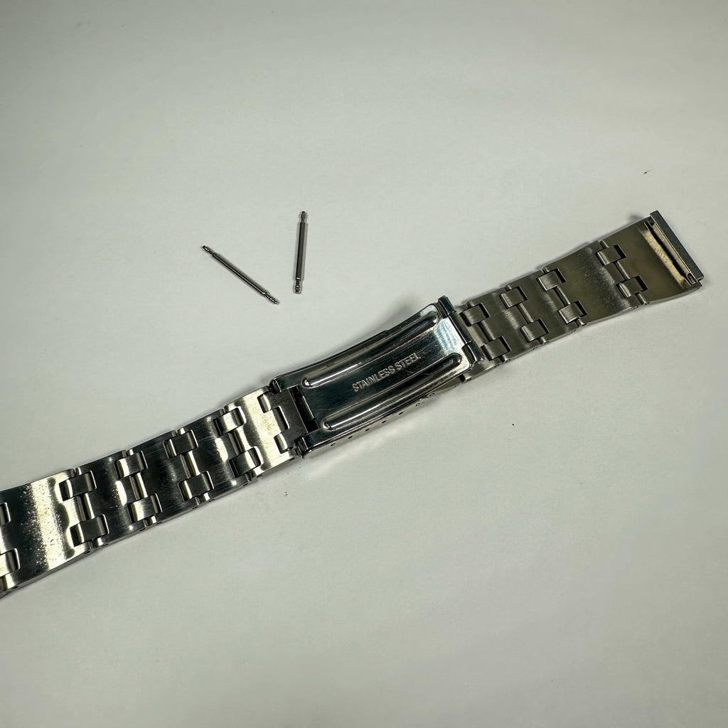 19mm Steel Watchband Bracelet for Seiko UFO Rally 6119-6400 | Solid Links