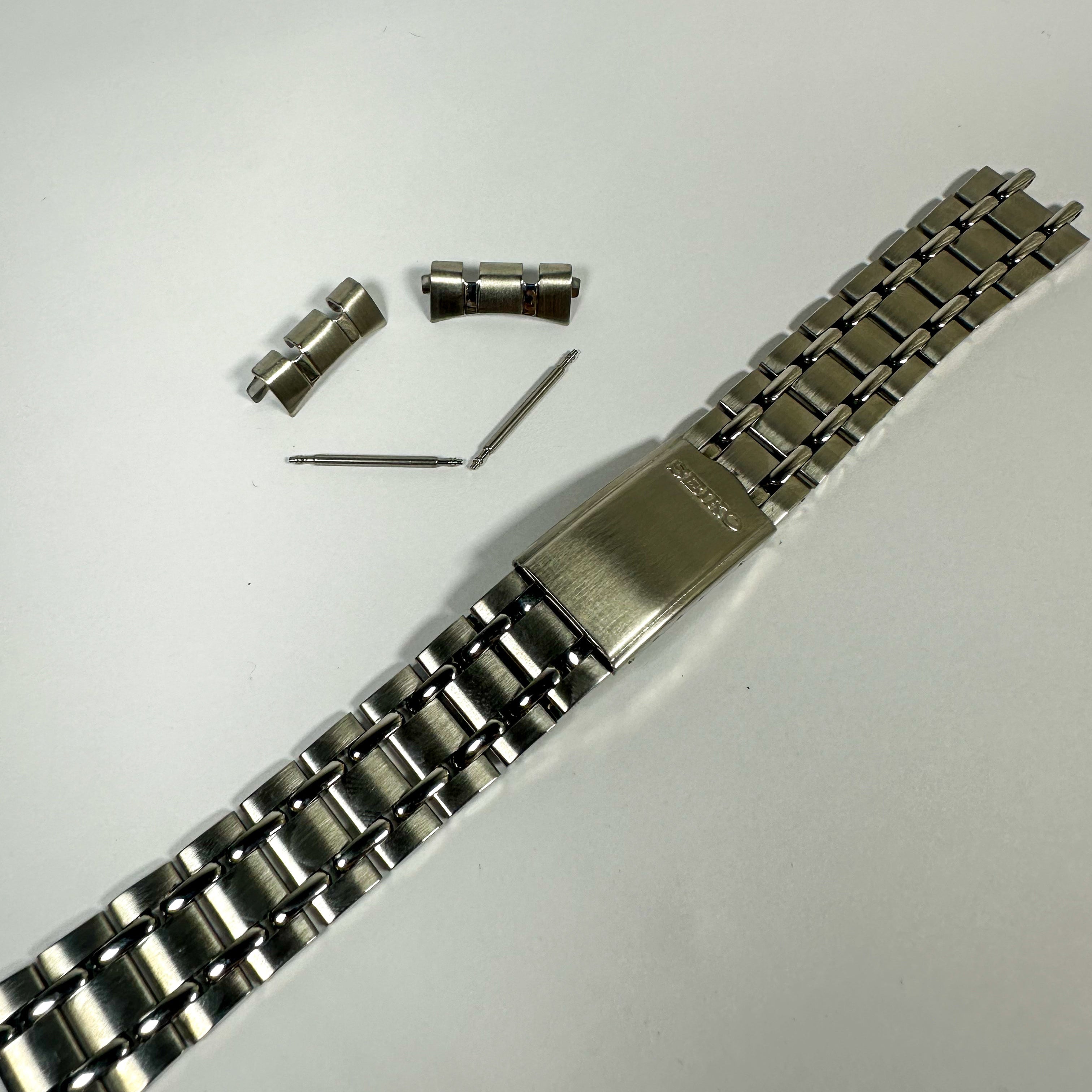 19mm Steel Bracelet for Seiko Bruce Lee 6139-6010 6012 | Vintage Curved End