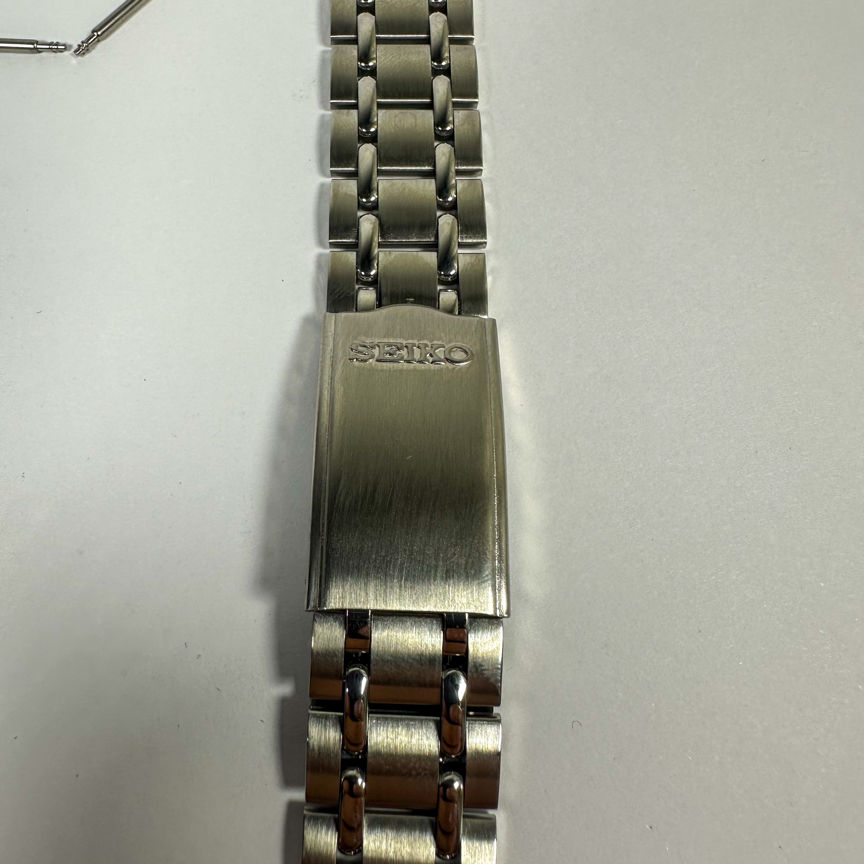 19mm Steel Bracelet for Seiko Bruce Lee 6139-6010 6012 | Vintage Curved End