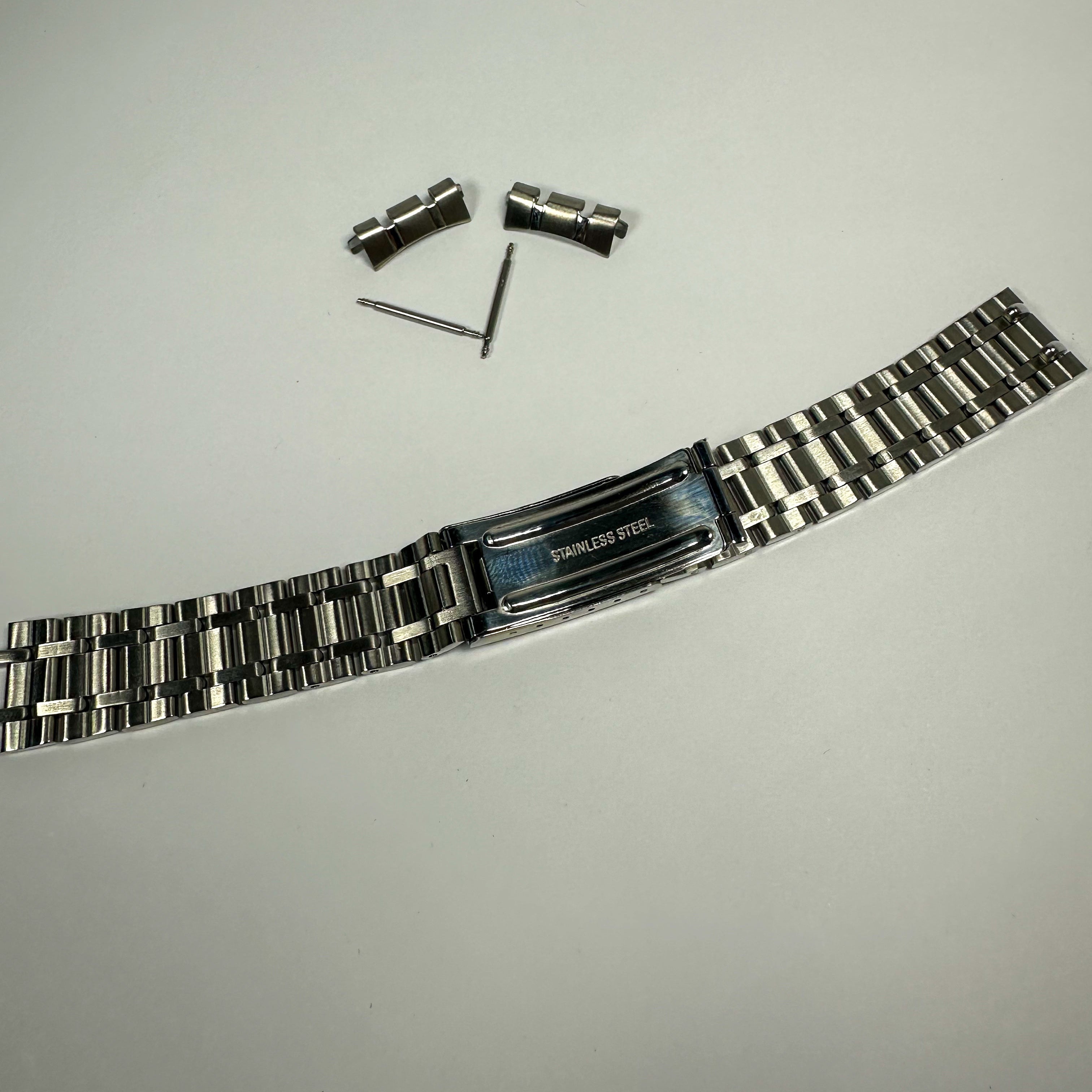 19mm Steel Bracelet for Seiko Bruce Lee 6139-6010 6012 | Vintage Curved End