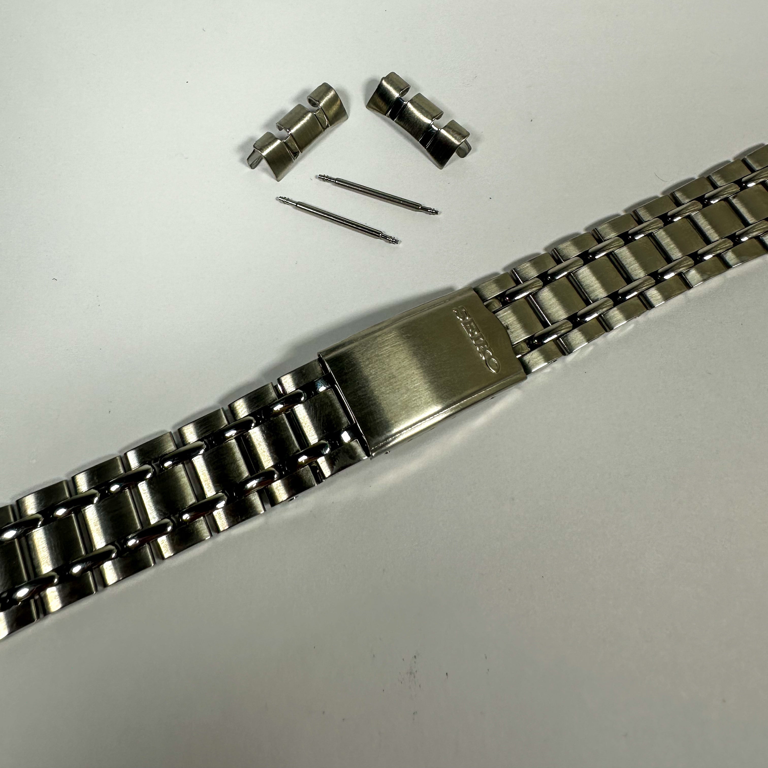 19mm Steel Bracelet for Seiko Bruce Lee 6139-6010 6012 | Vintage Curved End