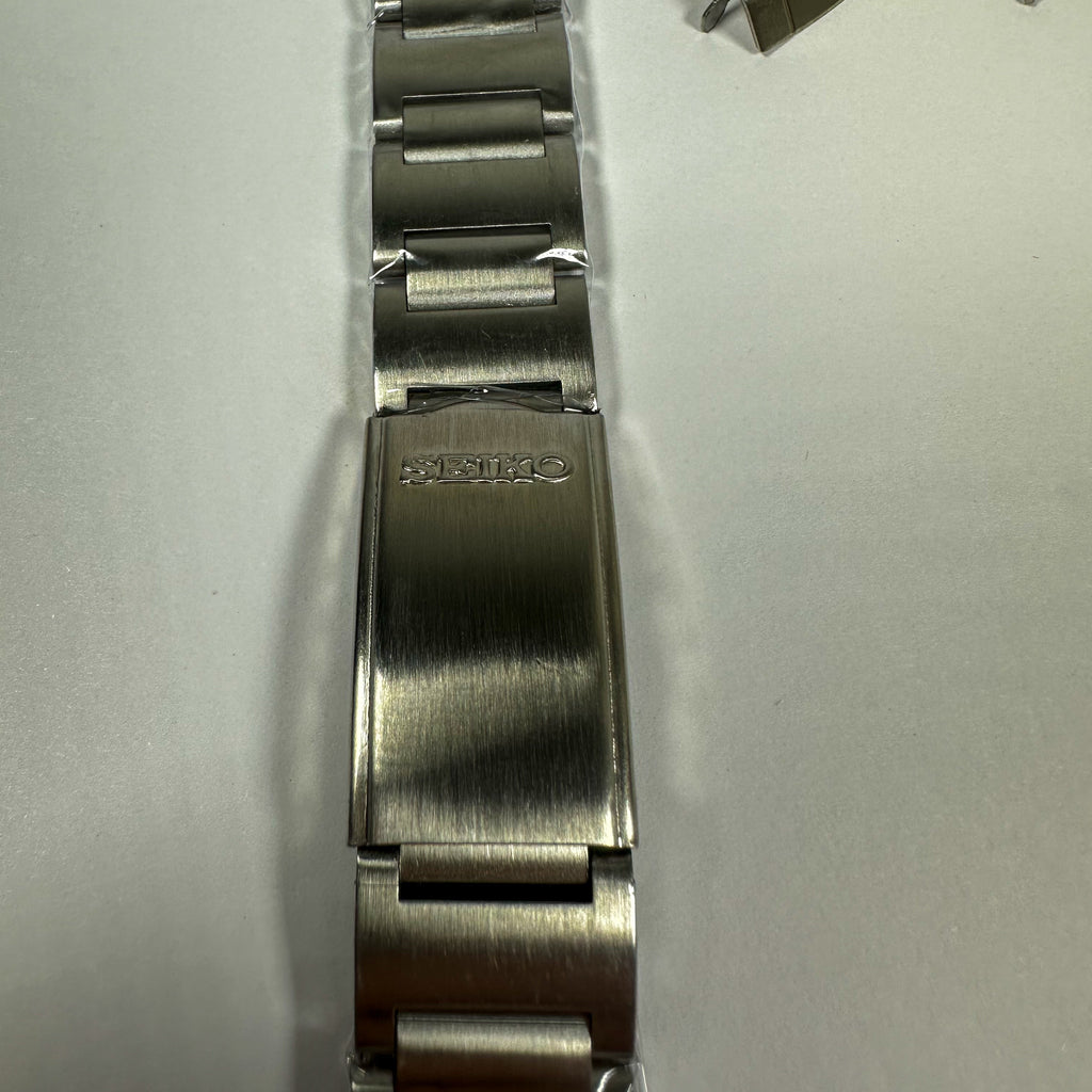 19mm Steel Watchband Bracelet for Seiko Pogue 6139-6002 Chrono | Solid Links