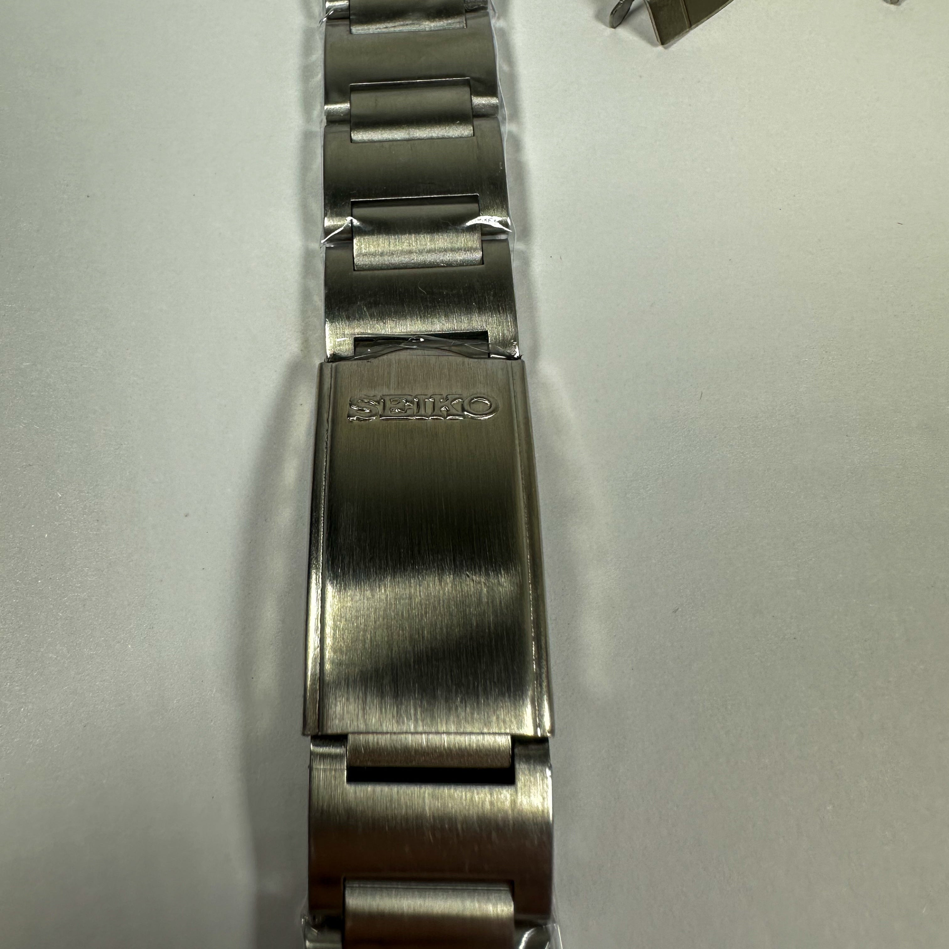 19mm Steel Watchband Bracelet for Seiko Pogue 6139-6002 Chrono | Solid Links