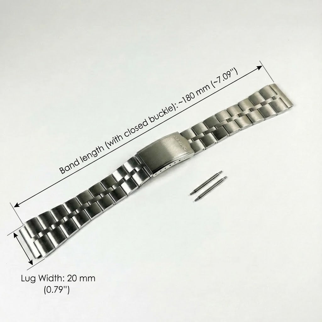 Solid-Link Bracelet for Seiko Bullhead 6138