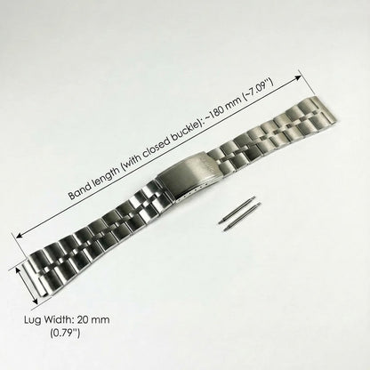 Solid-Link Bracelet for Seiko Bullhead 6138