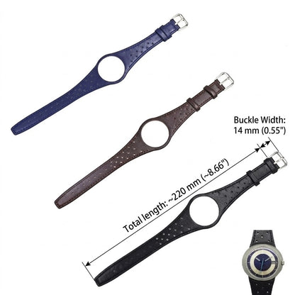 Correa de piel para Omega Dynamic Genève