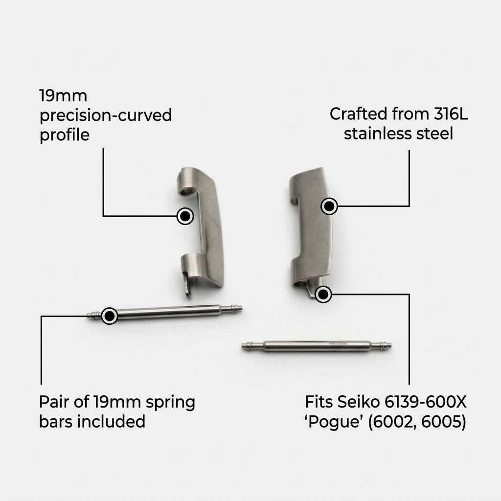 Endlinks für Seiko Pogue 6139 — 19mm
