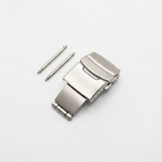 20mm Stainless Steel Deployment Clasp for Seiko Watches