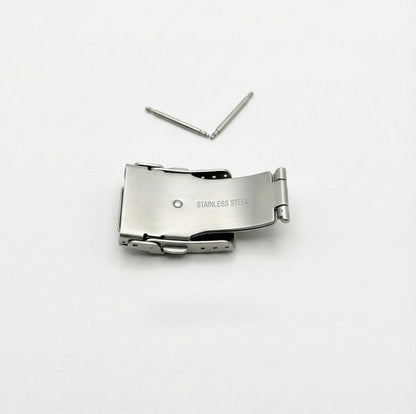 20mm Stainless Steel Deployment Clasp for Seiko Watches