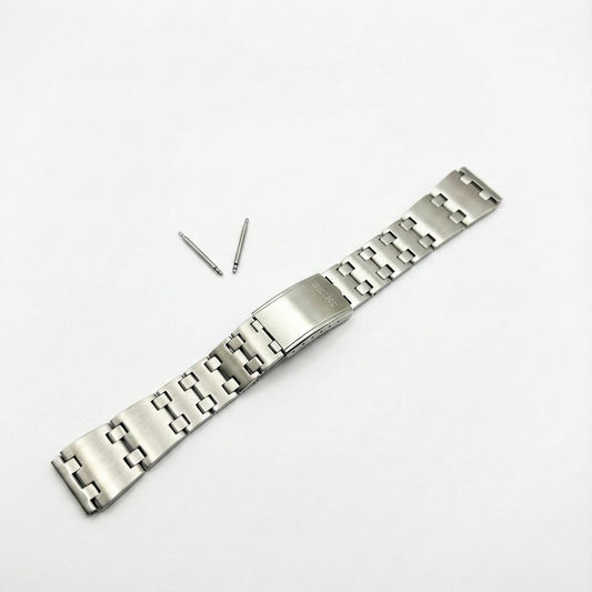 19mm Steel Watchband Bracelet for Seiko UFO Rally 6119-6400 | Solid Links